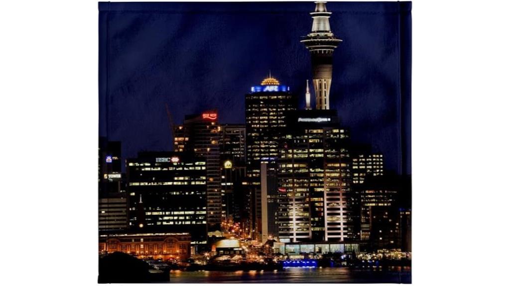 auckland skyline washcloth review