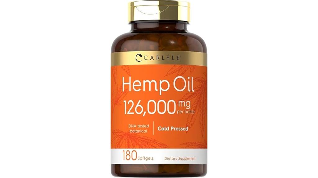 carlyle hemp oil capsules review