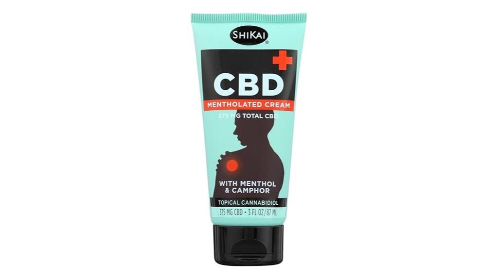 cbd mentholated cream effectiveness