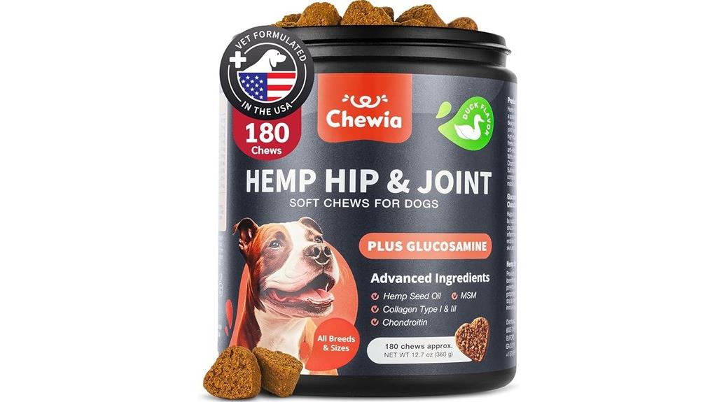 glucosamine improves canine joints