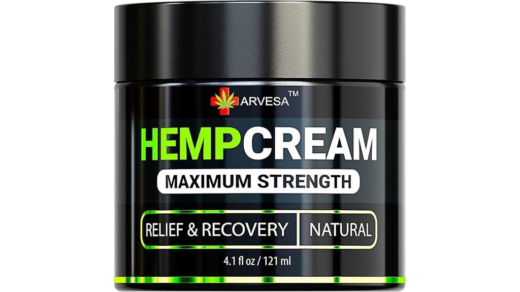 hemp cream for pain relief