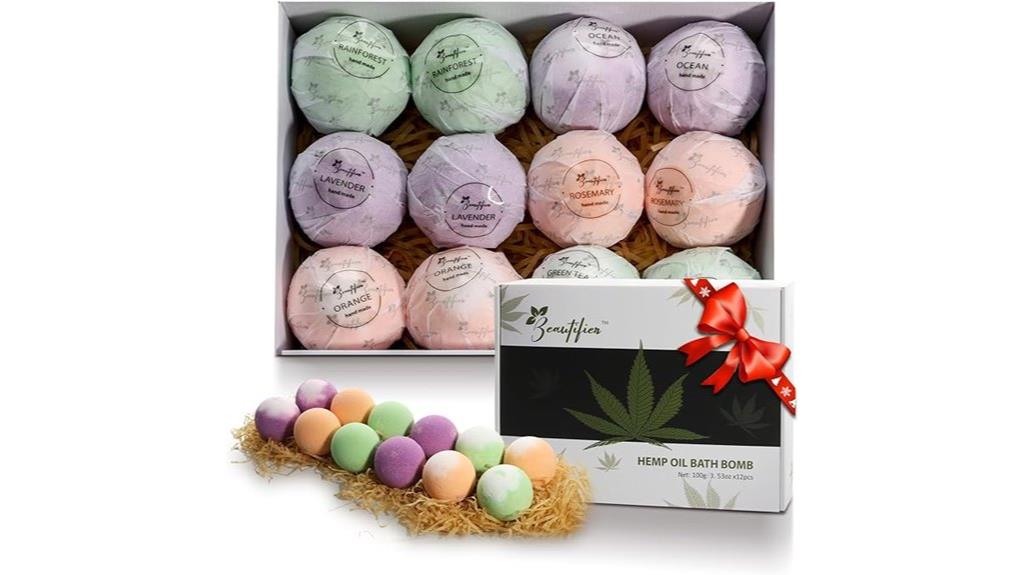 hemp oil bath bombs