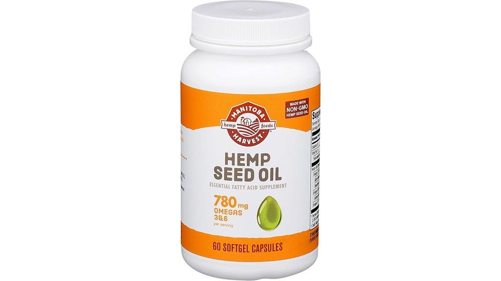 hemp seed oil softgels