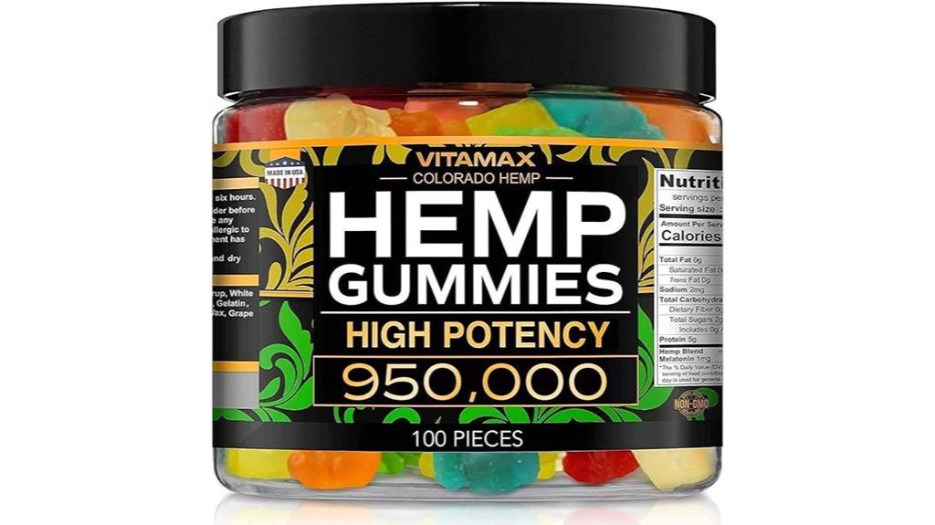 vitamax hemp gummies review